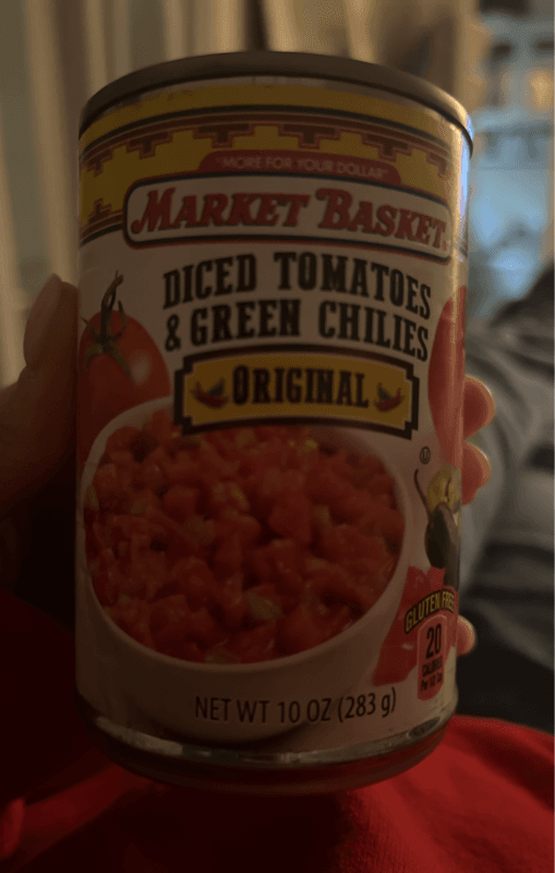 Market Basket Diced Tomatoes & Green Chilies Original