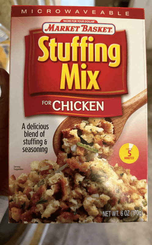 Market Basket Stuffing Mix For Chicken