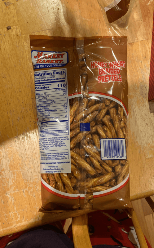 Market Basket Honey Wheat Braided Pretzels