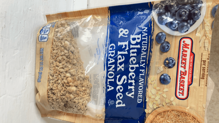 Market Basket Naturally Flavored Blueberry & Flax Seed Granola