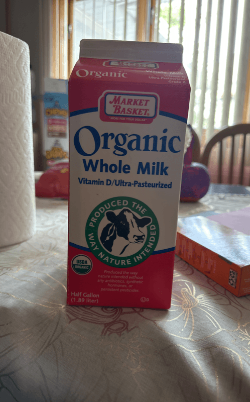 Market Basket Organic Whole Milk