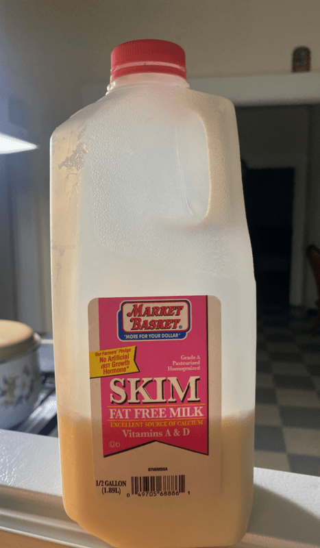 Market Basket Skim Fat Free Milk Vitamins A & D