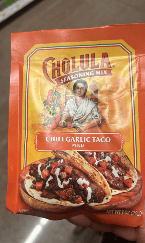 Cholula Seasoning Mix Chili Garlic Taco Mild