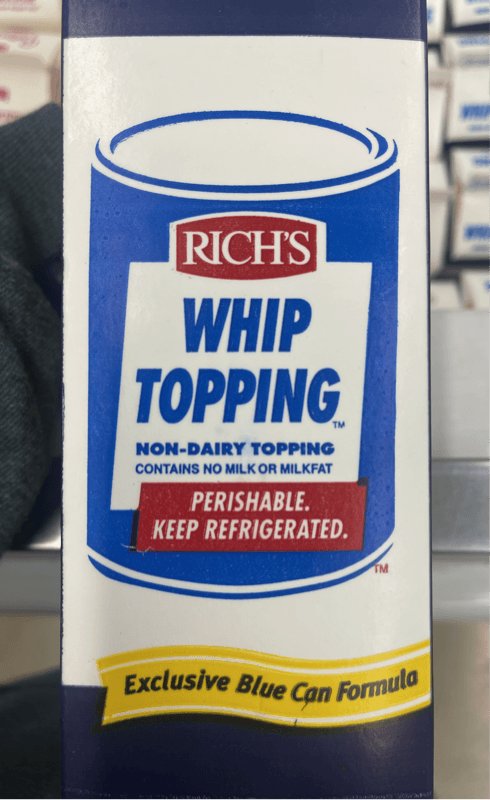 Rich'S Whip Topping Non-Dairy Topping