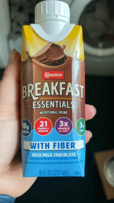 Carnation Breakfast Essentials Nutritional Drink With Fiber, Rich Milk Chocolate