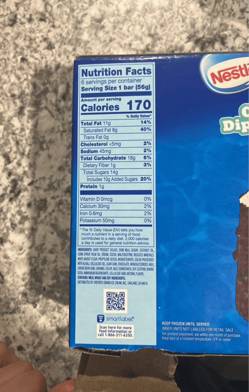 Nestle Cookie Dipped  Dairy Dessert Bars