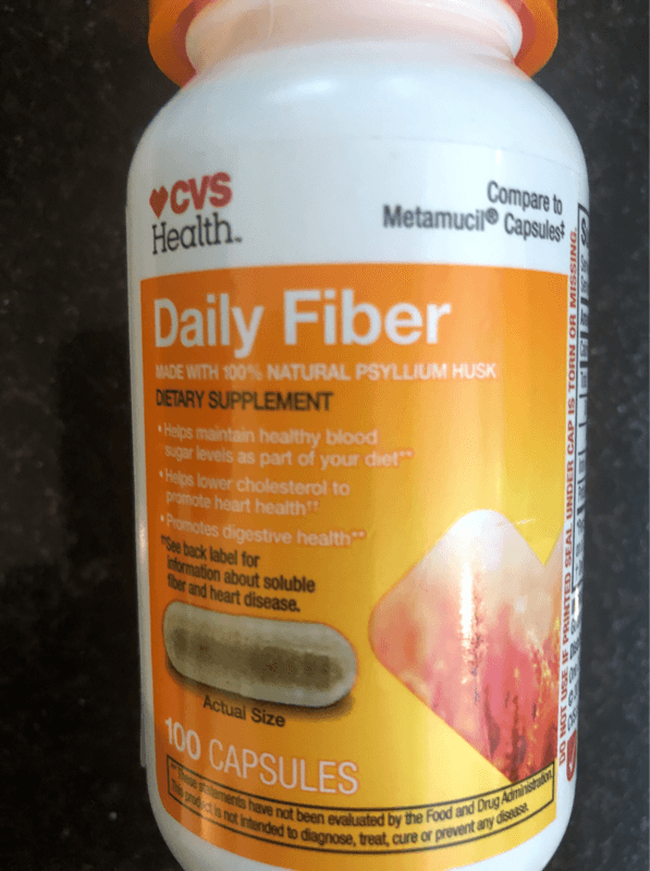 Cvs Health Dairy Fiber 100%  Natural Psyllium Husk