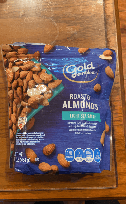 Gold Emblem Light Sea Salt Roasted Almonds