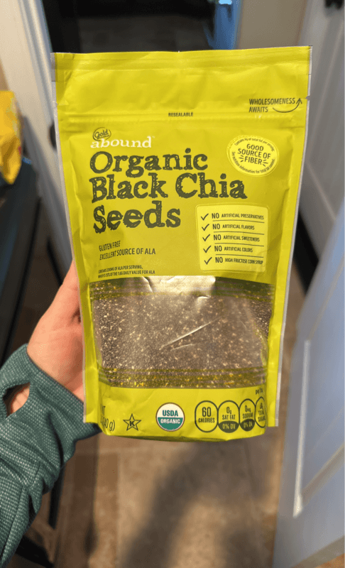 Gold Emblem Abound Organic Black Chia Seeds