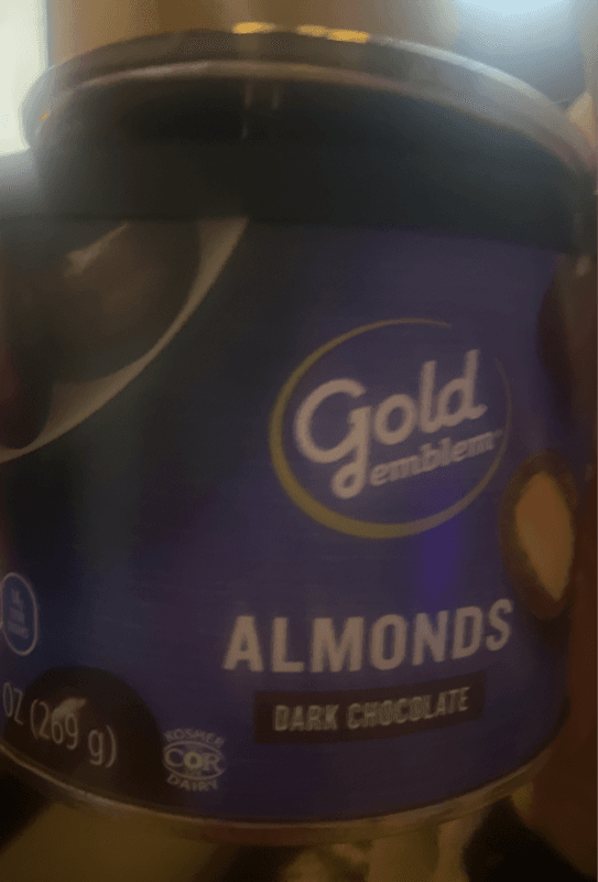 Gold Emblem Dark Chocolate Almonds