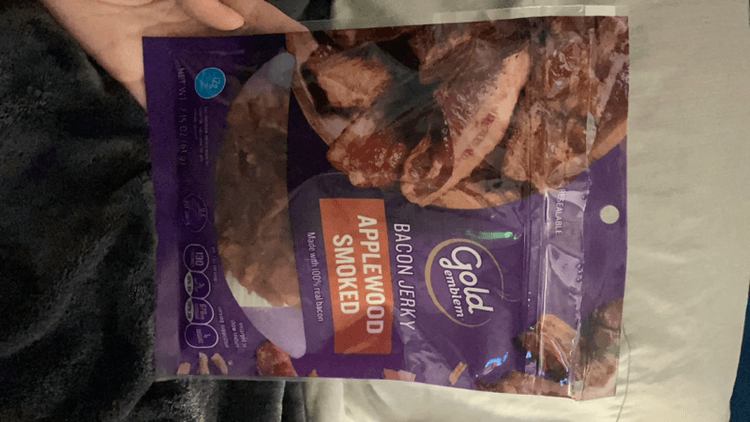 Gold Emblem Bacon Jerky Applewood Smoked