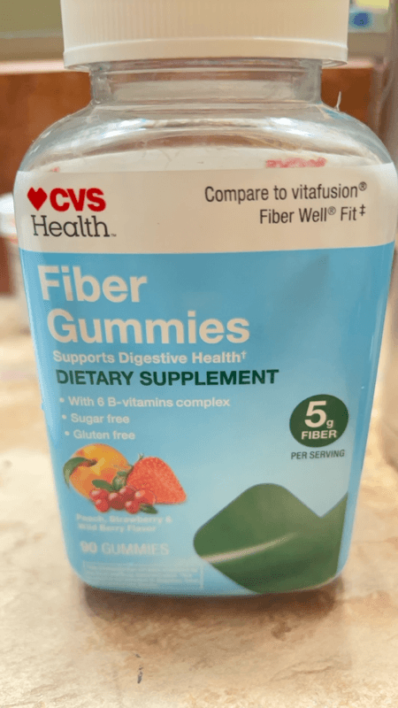 Cvs Health Fiber Gummies Dietary Supplement