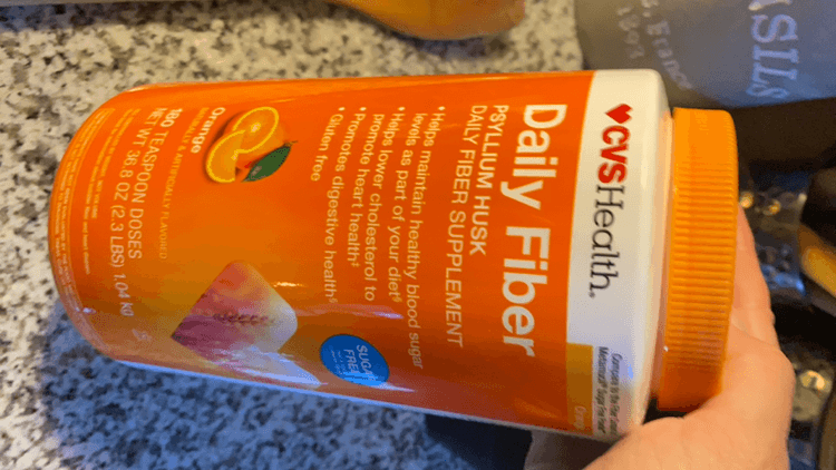 Cvs Health Orange Flavored Psyllium Husk Daily Fiber Supplement 180 Doses