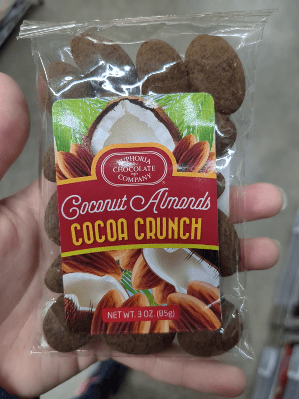 Euphoria Chocolate Company Coconut Almonds Cocoa Crunch