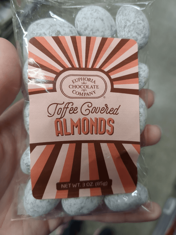 Euphoria Chocolate Company Toffee Covered Almonds