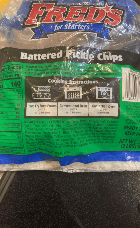 Fred'S Battered Pickle Chips
