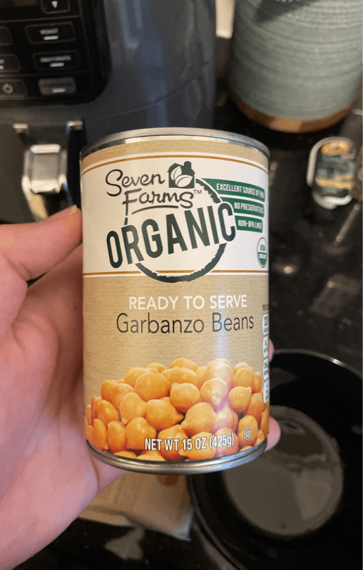 Seven Farms Organic Ready To Serve Garbanzo Beans