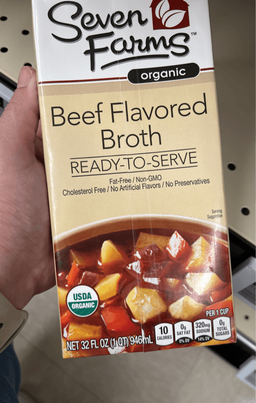 Seven Farms Beef Flavored Broth