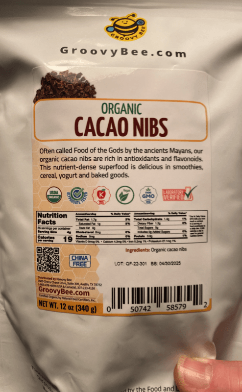 Groovy Bee Organic Cacao Nibs