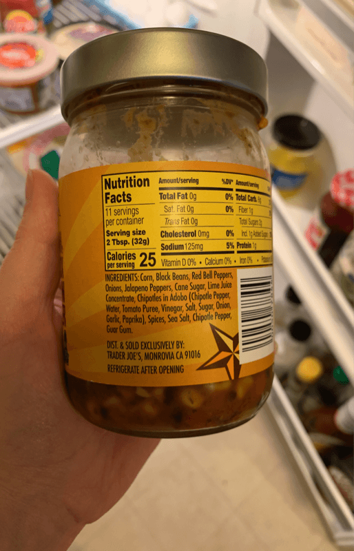 Trader Joe'S Cowboy Caviar Corn, Black Bean & Pepper Salsa