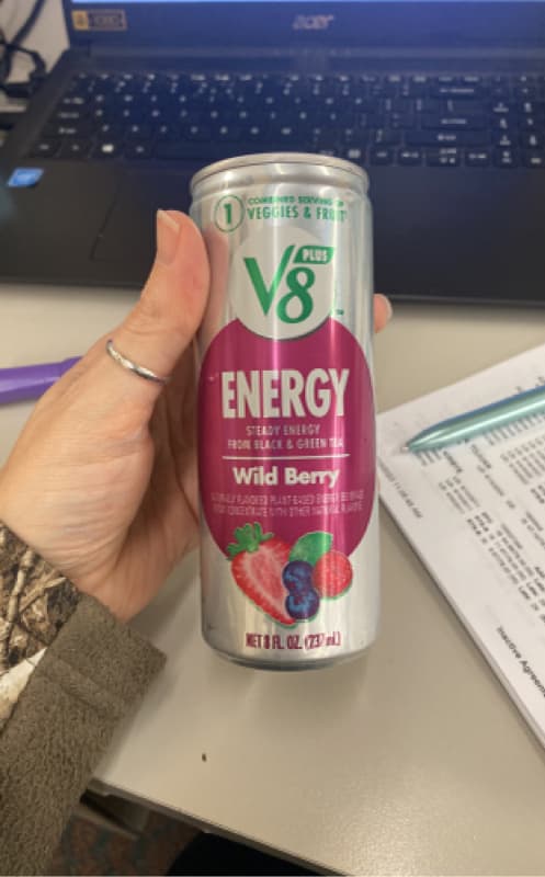 V8 Plus Energy Wild Berry