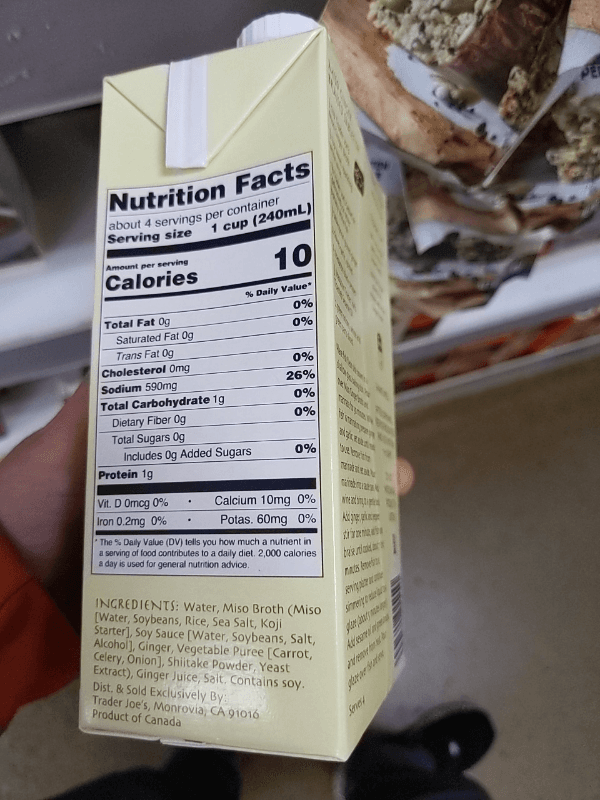 Trader Joe'S Miso Ginger Broth