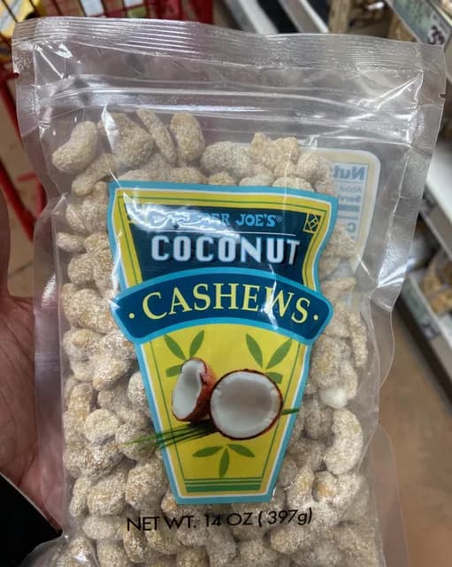 Is it Low Iodine? Trader Joe's Coconut Cashews