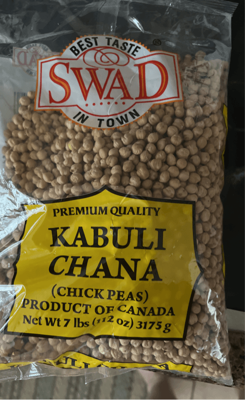 Swad Kabuli Chana (Chick Peas
