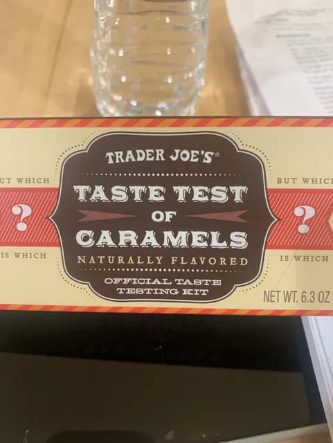 Trader Joe'S Taste Test Of Caramels Official Taste Testing Kit