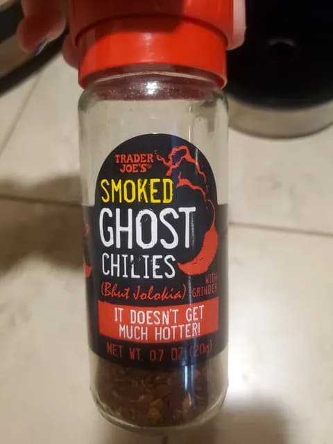 Trader Joe'S Smoked Ghost Chilies With Grinder