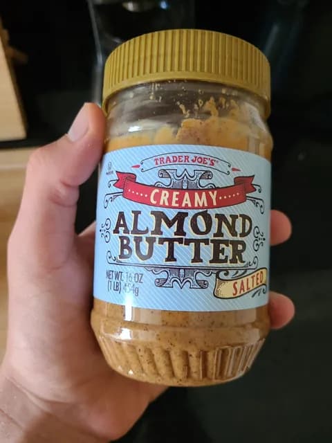 Is it Shellfish Free? Trader Joe's Creamy Almond Butter Salted
