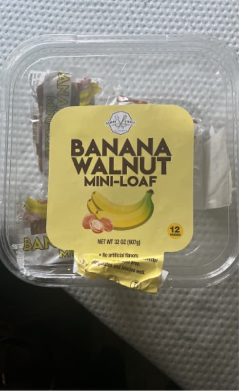 Bakery Street Banana Walnut Mini-Loaf