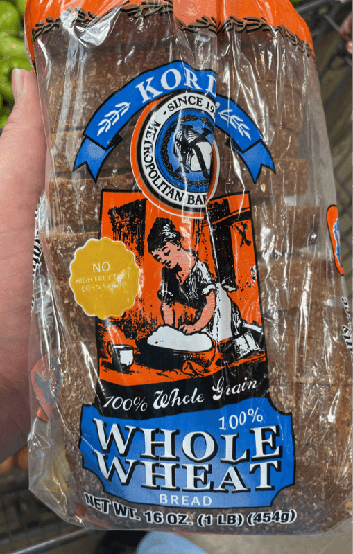 Korda'S 100% Whole Wheat Bread