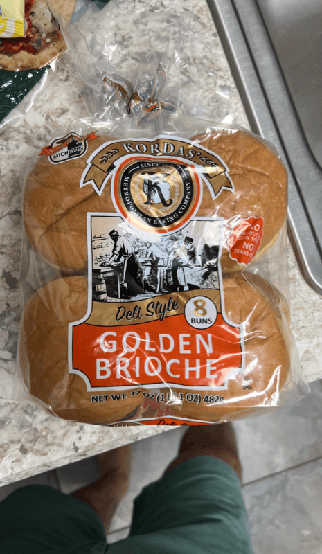Kordas' Deli Style Golden Brioche Buns