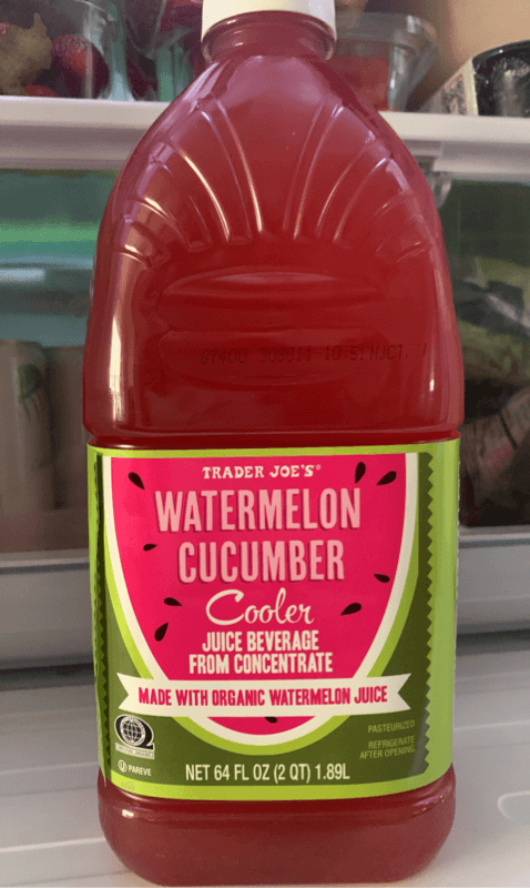 Trader Joe'S Watermelon Cucumber Cooler Juice Beverage