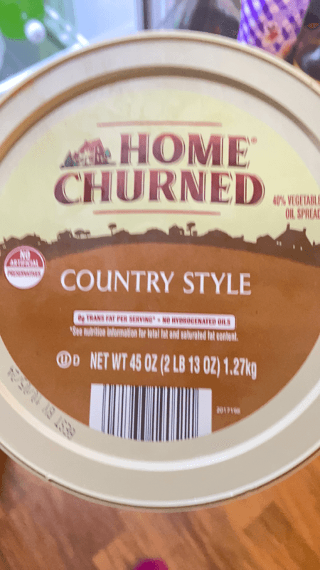 Home Churned Country Style 40% Vegetable Oil Spread