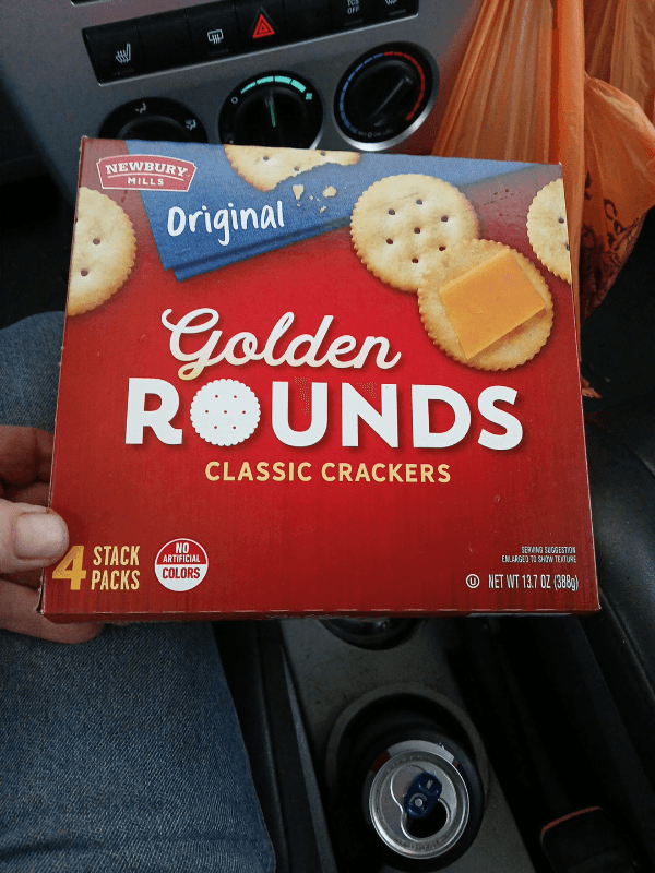 Newbury Mills Golden Rounds Classic Crackers Original 4 Stack
