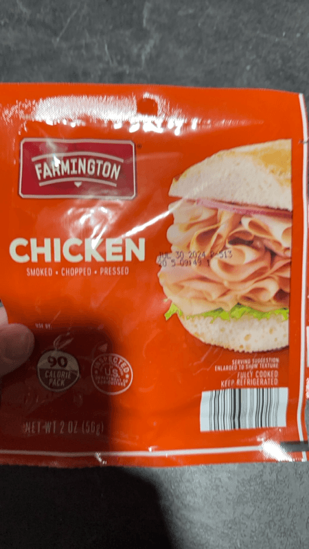 Farmington Chicken Smoked Chopped Pressed