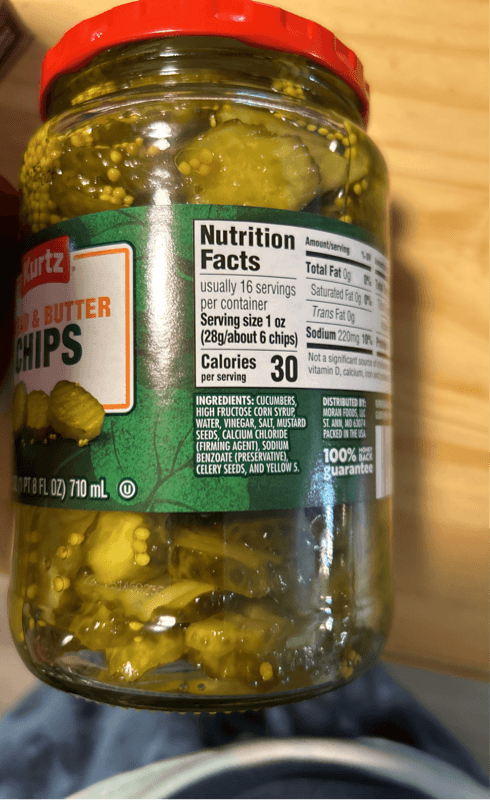 Kurtz Bread & Butter Chips