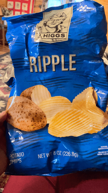 J. Higgs Ripple Potato Chips