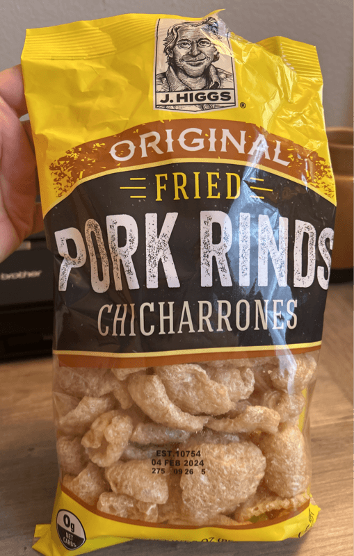 J. Higgs Original Fried Pork Rinds Chicharrones