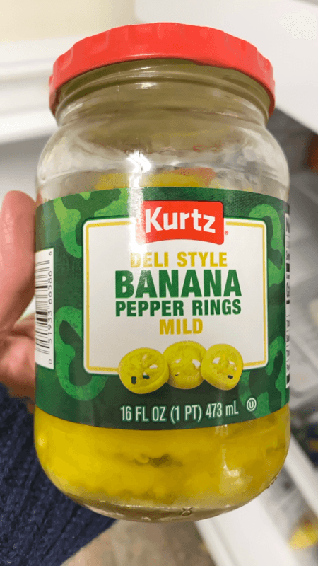 Kurtz Deli Style Banana Pepper Rings Mild