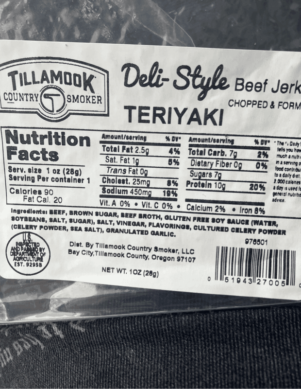 Tillamook Deli-Style Teriyaki Beef Jerky