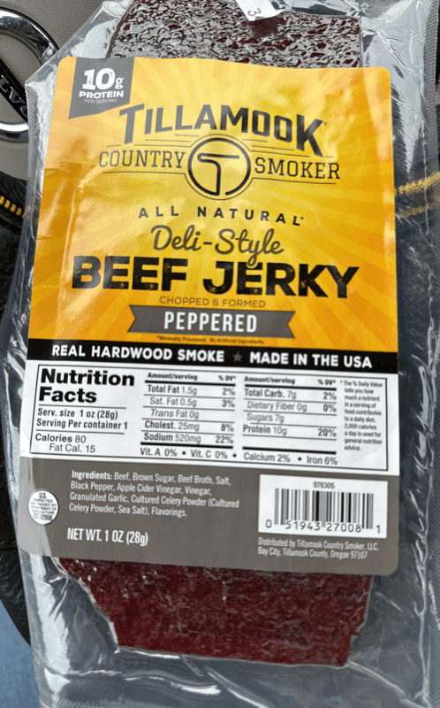 Tillamook Country Smoker Deli-Style Beef Jerky Peppered