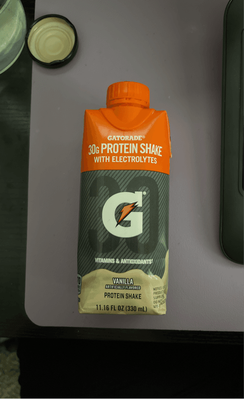 Gatorade Vanilla Flavored Protein Shake With Electrolytes