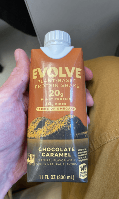 Evolve Plant-Based Protein Shake Chocolate Caramel