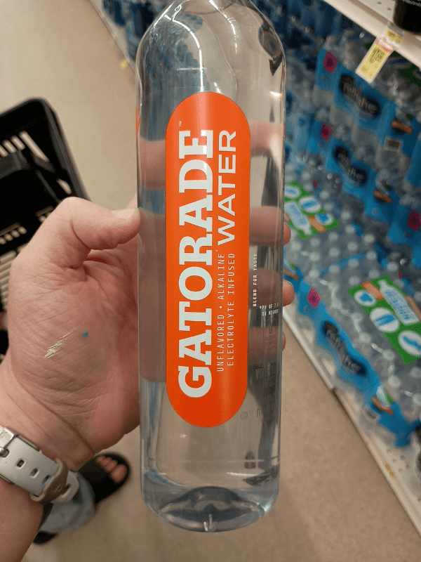 Gatorade Unflavored Alkaline Electrolyte Infused Water