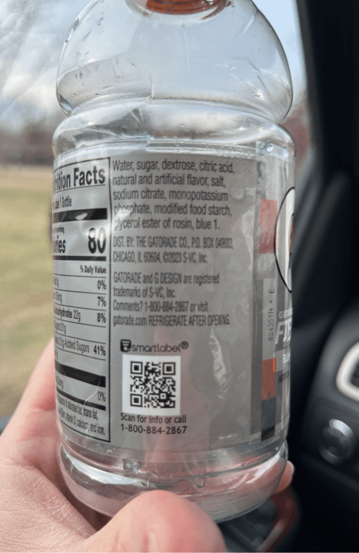 Gatorade Fierce Thirst Quencher Blue Cherry