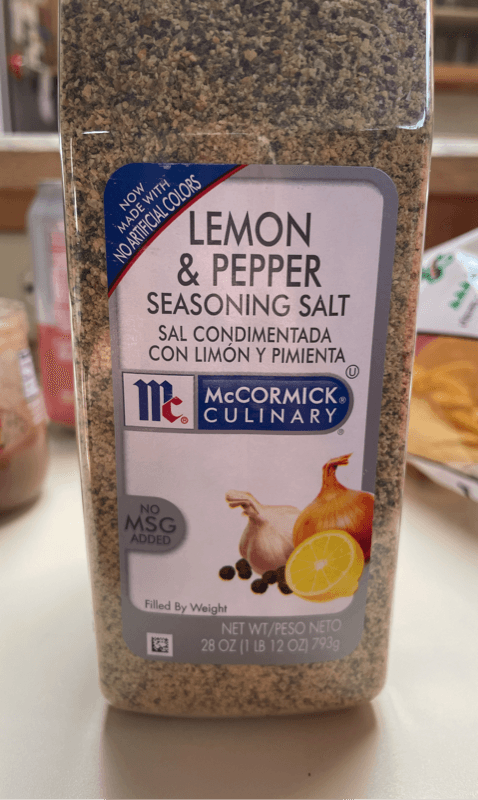 Mccormick Culinary Lemon & Pepper Seasoning Salt
