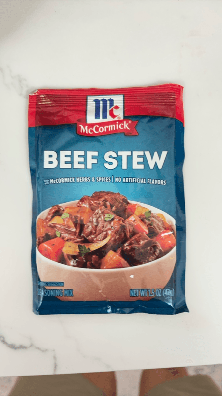 Is it Tree Nut Free? Mccormick Classic Beef Stew Seasoning Mix